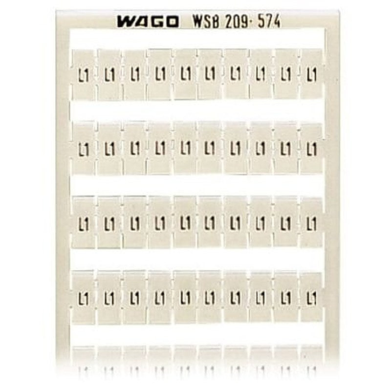 WAGO Marker Card for use with Terminal Block