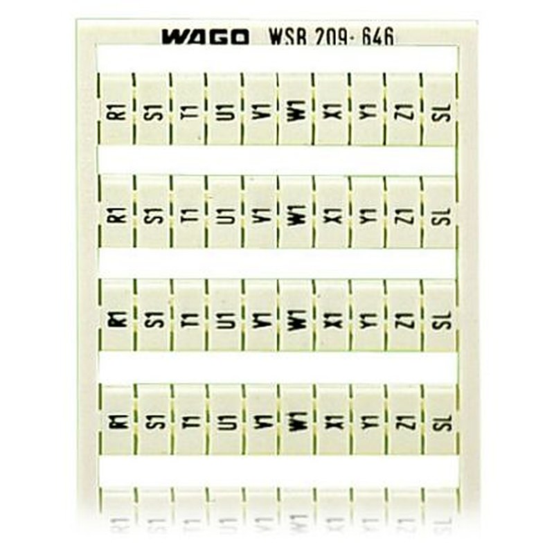 WAGO Marker Card for use with Terminal Block