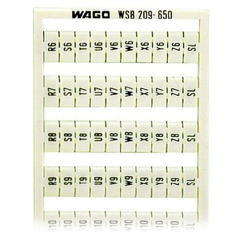WAGO Marker Strip for use with Terminal Block