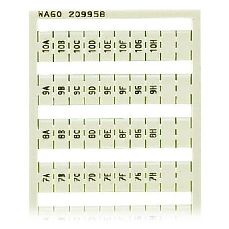 WAGO Marker Card for use with Terminal Block