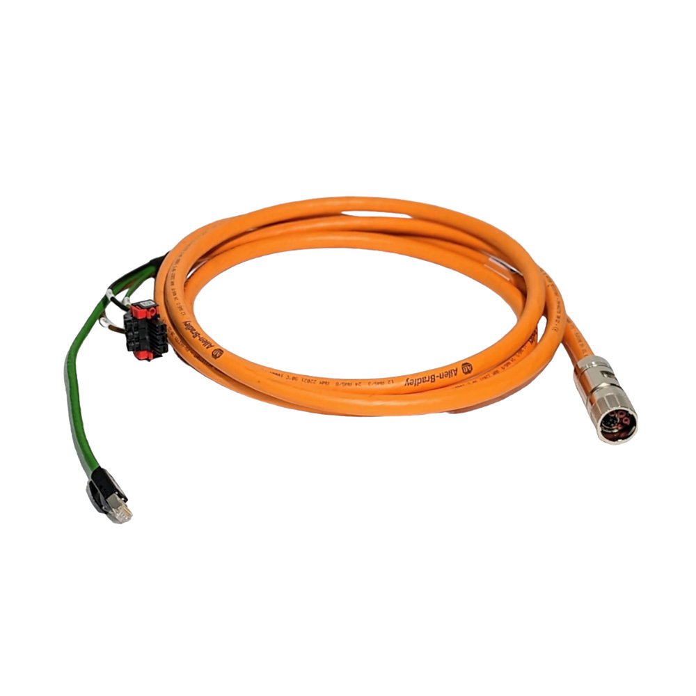 ArmorKinetix Hybrid Cables, Downstream Connector - SpeedTec (Socket), Upstream Connector - PIM End Flying Leads, 12 AWG, TPE, Continuous-flex, None,7 Meters