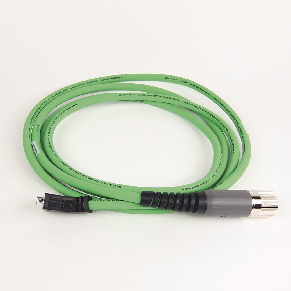 SpeedTEC Cable, Motor Feedback Only, SpeedTec DIN Connector, Drive-end, D-sub, SIN/COS High-Resolution/Resolver Encoder Type, Standard (Non-Flex), 3 Meters