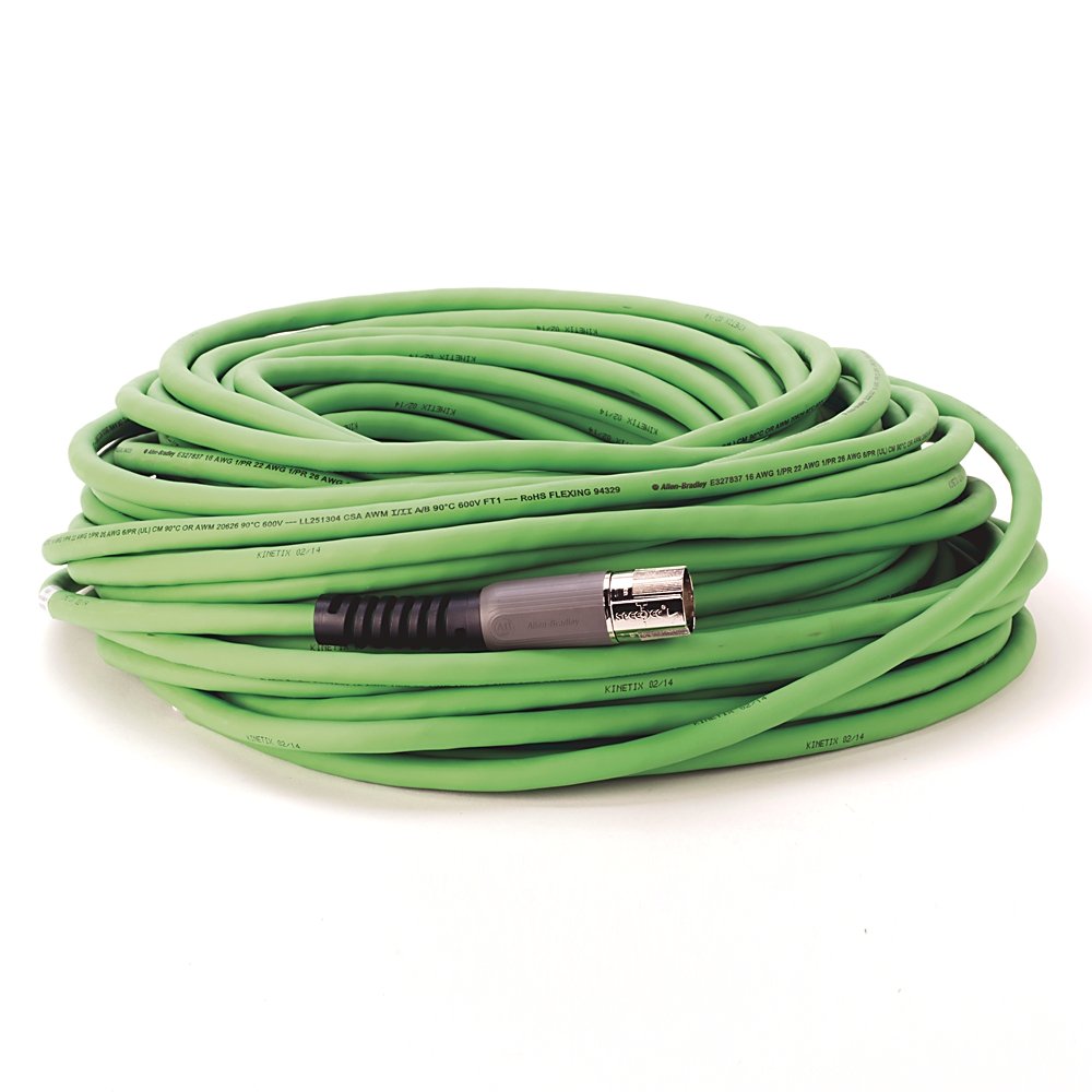 SpeedTEC Cable, Motor Feedback Only, SpeedTec DIN Connector, Drive-end, Flying-lead, Incremental Encoder Type, Continuous-Flex, 40 Meters