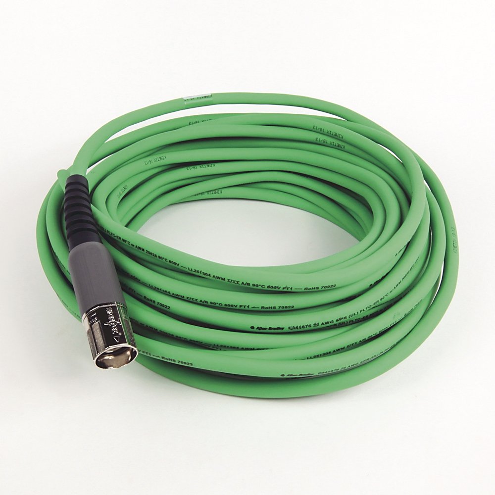 SpeedTEC Cable, Motor Feedback Only, SpeedTec DIN Connector, Drive-end, Flying-lead, SIN/COS High-Resolution/Resolver Encoder Type, Standard (Non-Flex), 20 Meters