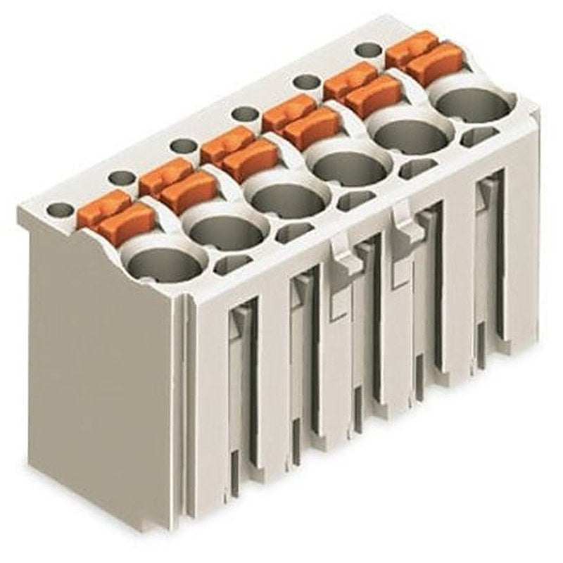 WAGO 2091 Series Snap-in Pluggable Connector Female Cage Clamp, 10-Pole, 10A, 10-Way
