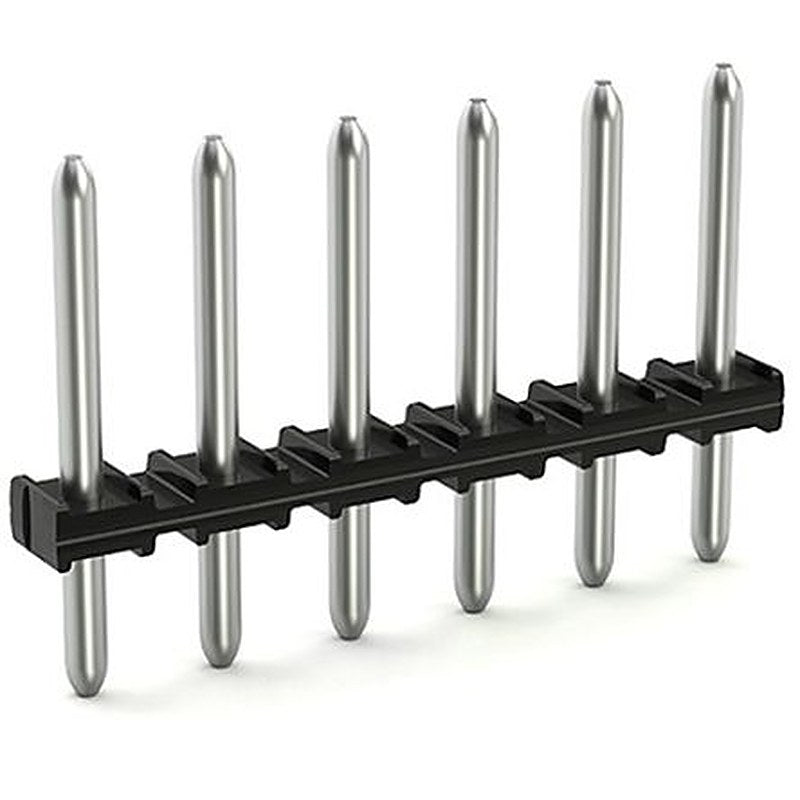 WAGO 2091 Series Vertical PCB PCB Header, 7 Contact(s), 3.5 mm Pitch, 1 Row, Unshrouded