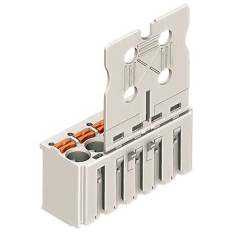 WAGO 2092 Series Push-in Connector Female Cage Clamp, 2-Pole, 16A, 2-Way