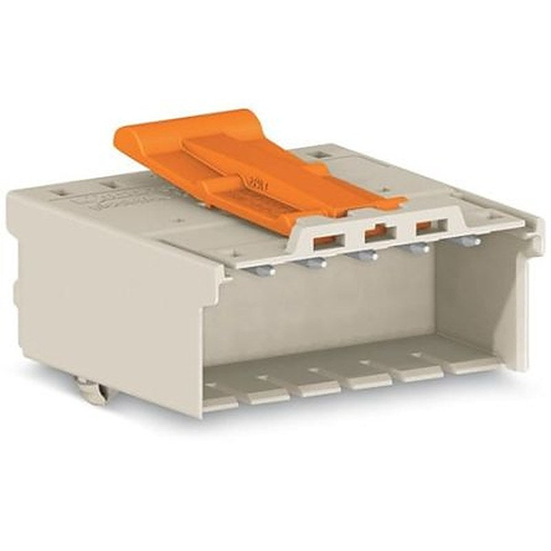 WAGO 2092 Series Snap-in Pluggable Connector Male Push-in, 6-Pole, 16A, 6-Way