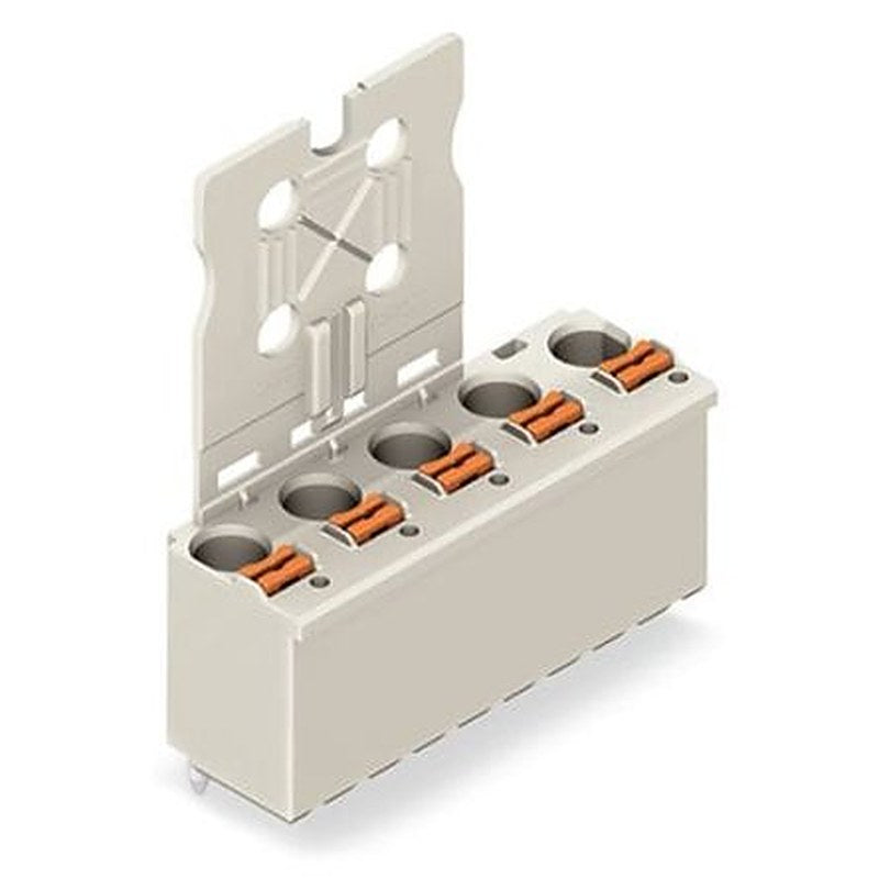 WAGO 2092 Series Straight PCB PCB Header, 2-Contact, 1 Row, 7.5 mm Pitch Solder
