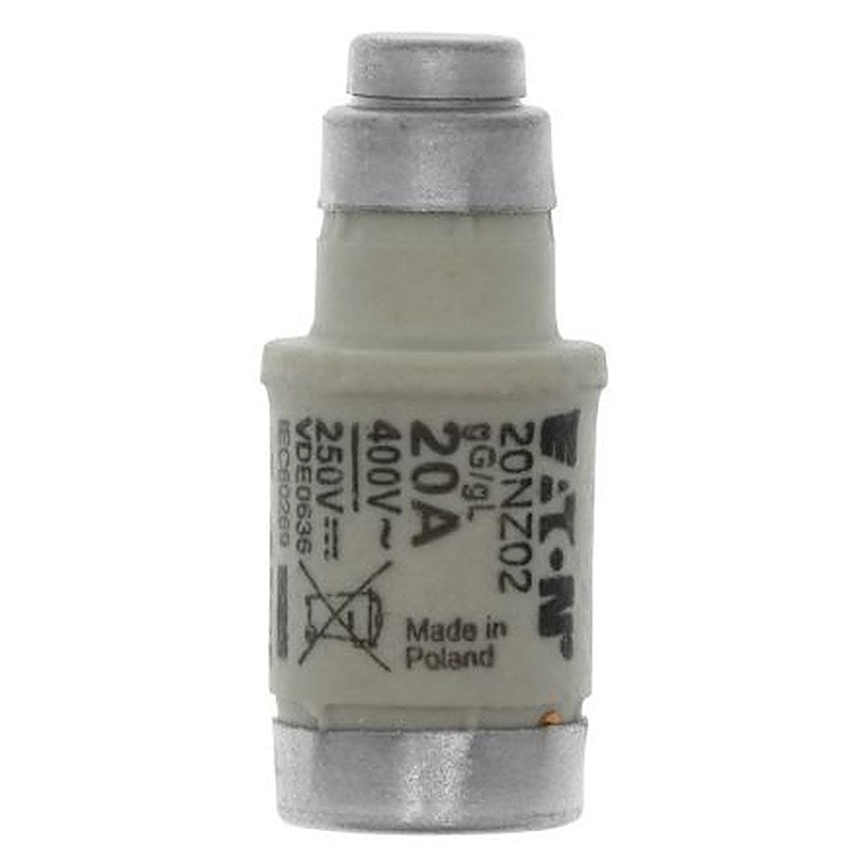 Eaton 20A D02 Bottle Fuse, gG, gL, 400V ac