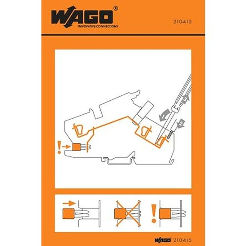 WAGO Adhesive Pre-Printed Adhesive Label