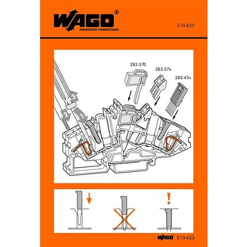 WAGO Adhesive Pre-Printed Adhesive Label