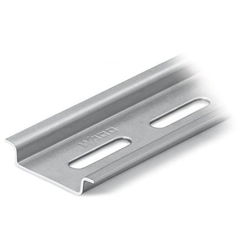 WAGO Steel Slotted Support Rail, 2000 mm x 35mm x 7.5 mm