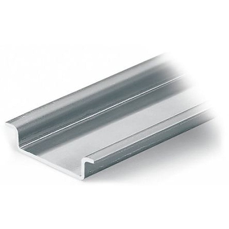 WAGO Steel Unslotted DIN Rail, 2000 mm x 35mm x 8 mm