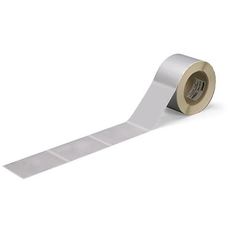 WAGO Silver Silver Print Label, 100 mm Width, 500 Per Roll Qty