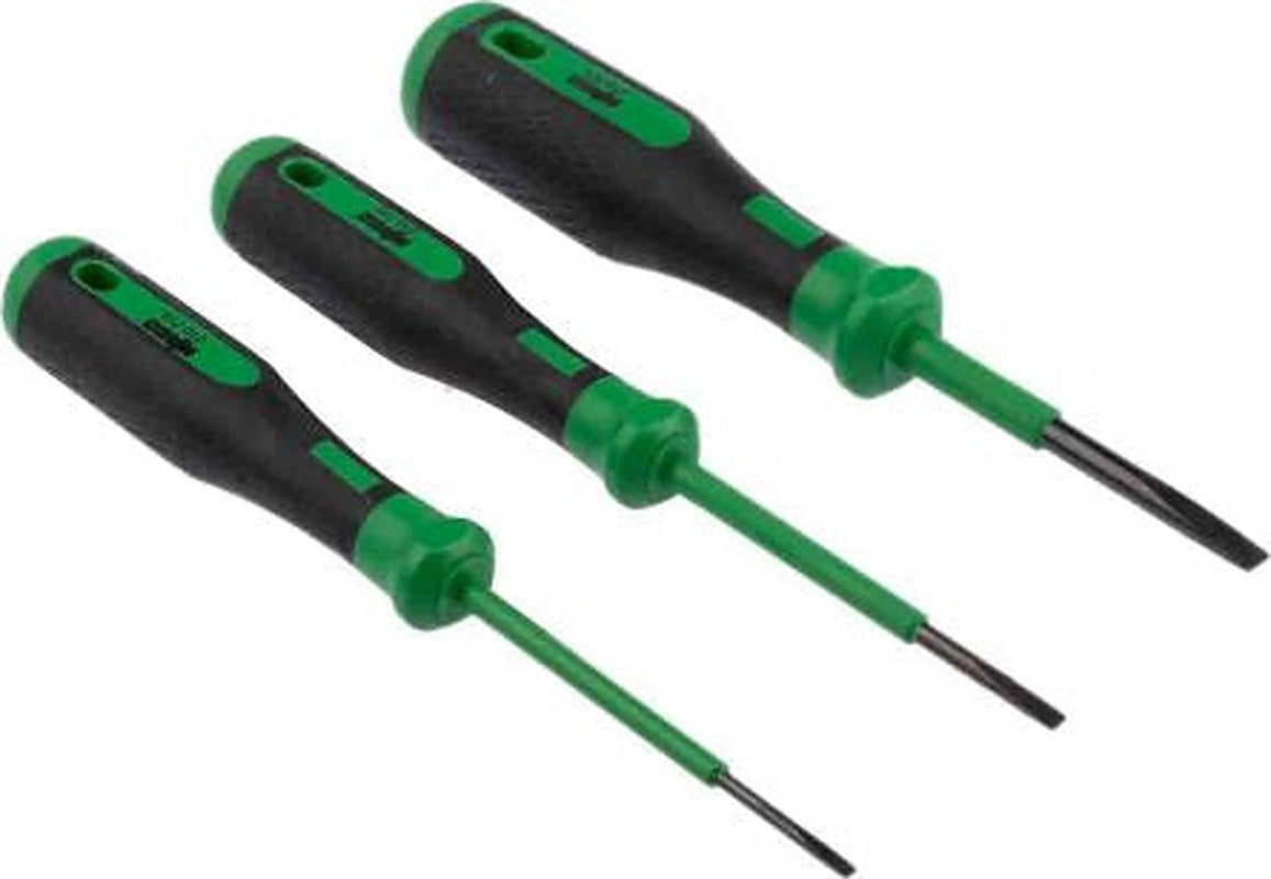 WAGO Slotted Standard Screwdriver Set, 3-Piece