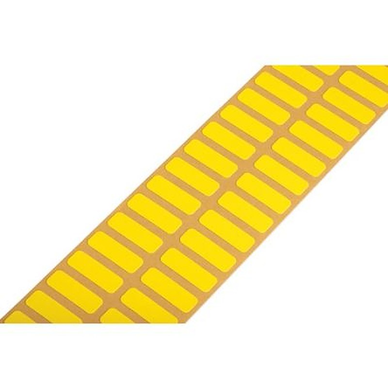 WAGO Yellow Adhesive Printer Label, Pack of 3000 Per Pack