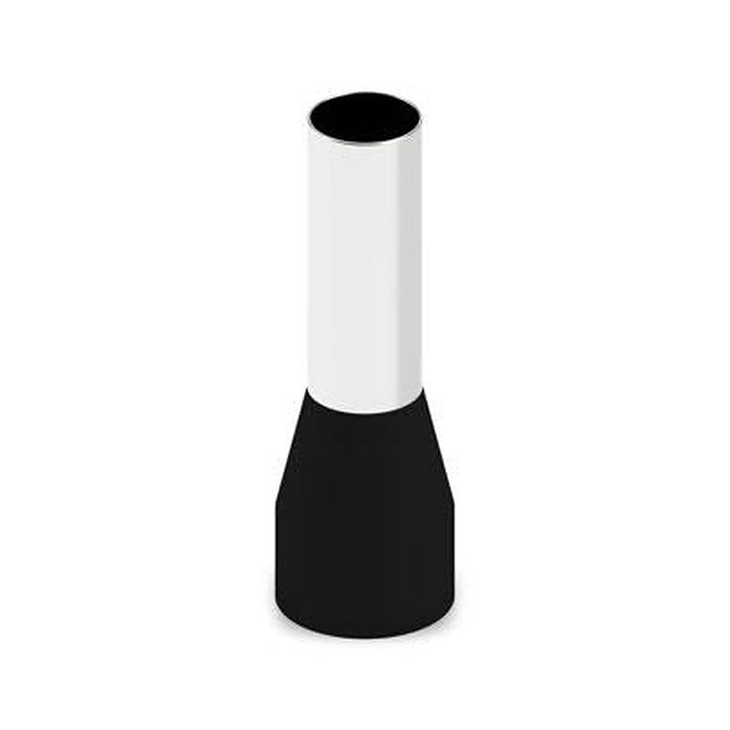 Phoenix Contact, AI 25-18 BK Insulated Ferrule, 18 mm Pin Length, 7.3 mm Pin Diameter, Black to 4 AWG Wire Size