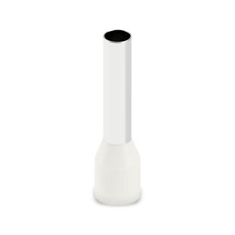Phoenix Contact, AI Insulated Ferrule, 18 mm Pin Length, 4.6 mm Pin Diameter, Ivory to 8 AWG Wire Size