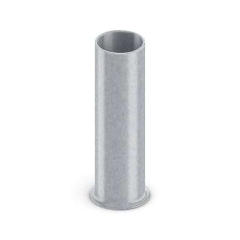 Phoenix Contact, A 10-15 Insulated Bootlace Ferrule, 15 mm Pin Length, 4.5 mm Pin Diameter, Silver to 8 AWG Wire Size