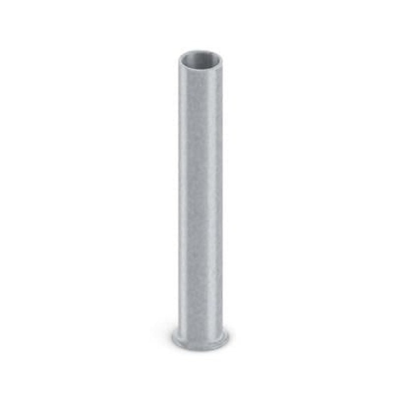 Phoenix Contact, Ferrule A Uninsulated Bootlace Ferrule, 20 mm Pin Length, 2.8 mm Pin Diameter, Silver to 12 AWG Wire
