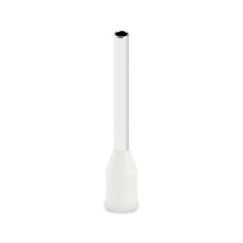 Phoenix Contact Insulated Ferrule, 12 mm Pin Length, 1.3 mm Pin Diameter, White to 18 AWG Wire Size