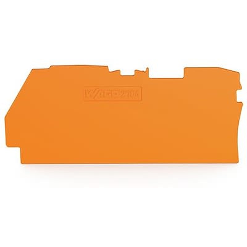 WAGO TOPJOB S Series End & Intermediate Plate for Use with DIN Rail Terminal Block
