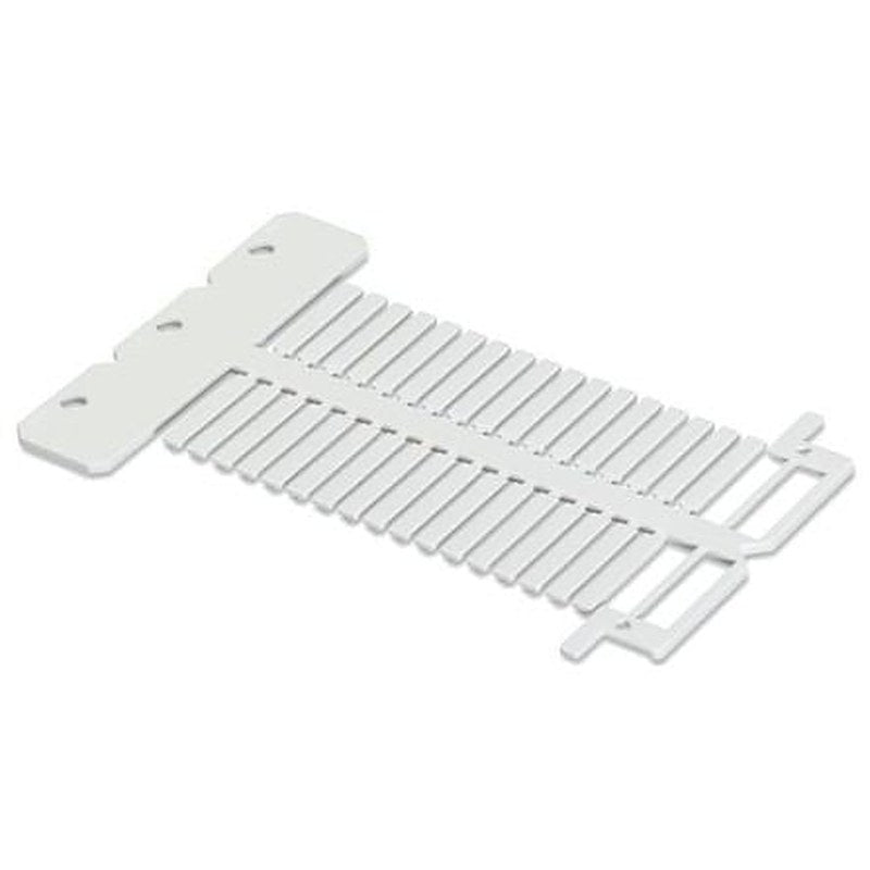 WAGO 211 Push-in Cable Marker, Pre-printed "Plain" White, 211-120