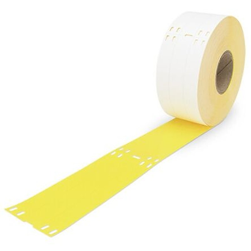 WAGO Yellow Yellow Print Label Roll, 117.5 mm Width, 800 Per Roll Qty