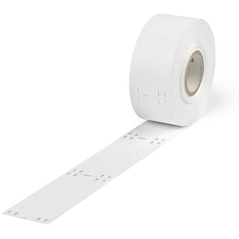 WAGO White White Print Cable Labels, 100 mm Width, 800 Per Roll Qty