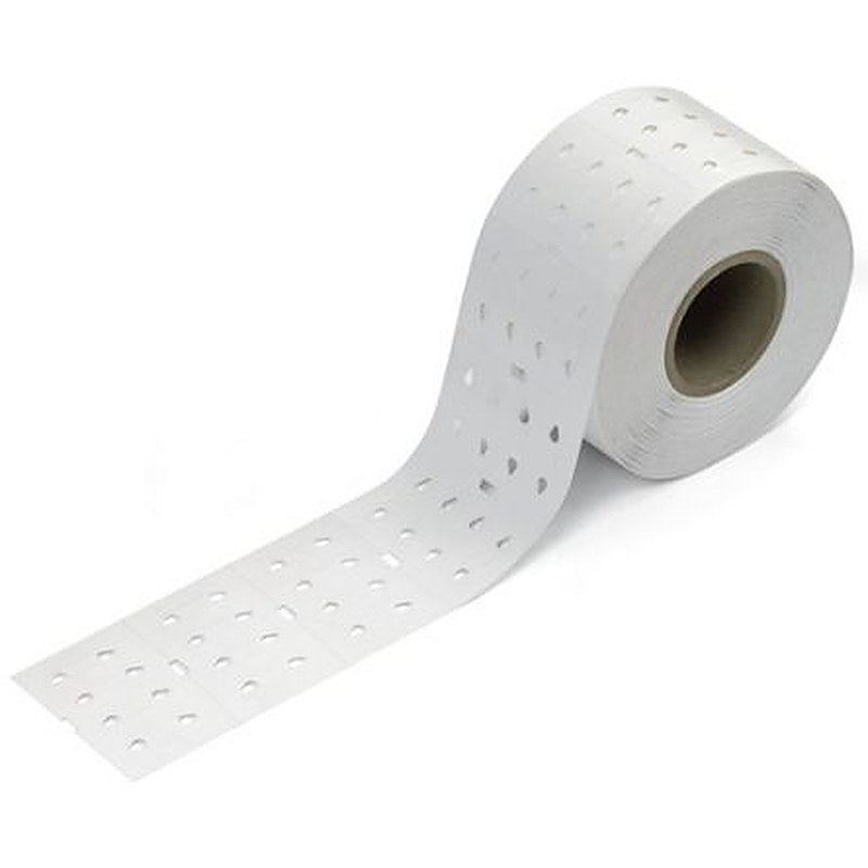 WAGO White White Print Label Roll, 7 mm Width, 1000 Per Roll Qty