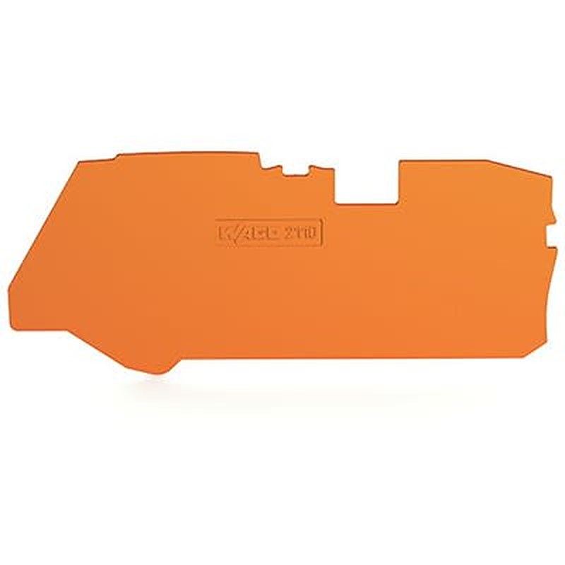 WAGO TOPJOB S Series End & Intermediate Plate for Use with DIN Rail Terminal Block
