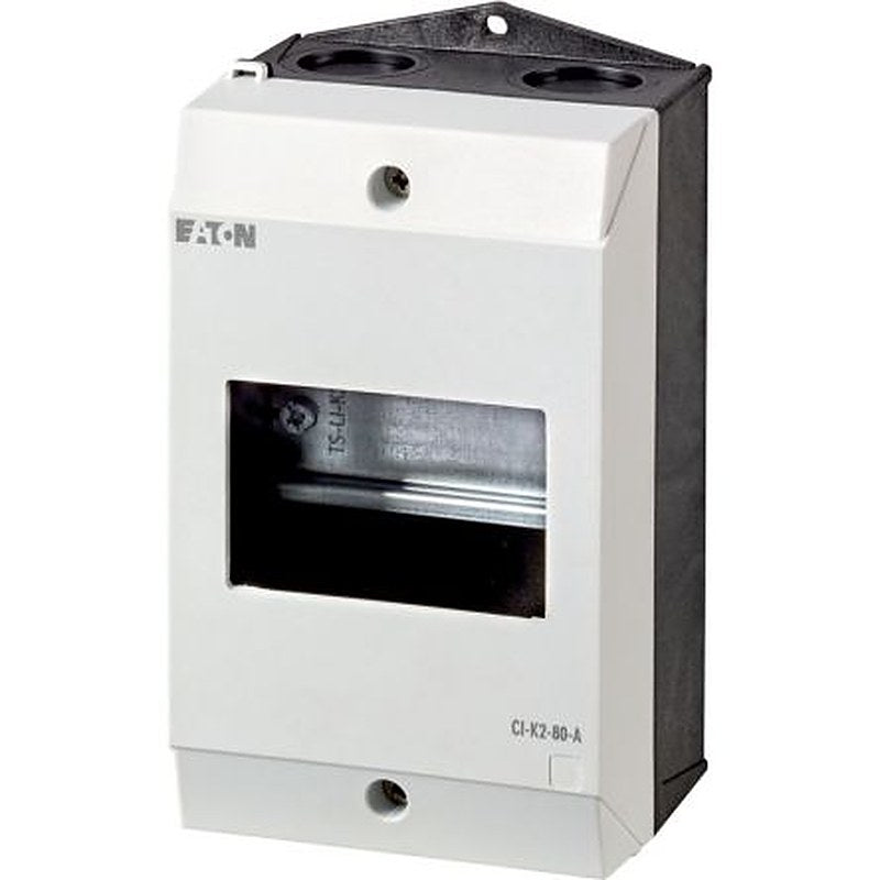 Eaton Eaton Moeller Series Light Grey, Black Plastic General Purpose Enclosure, IP65, IK06 100 mm, 181 mm, 100 mm