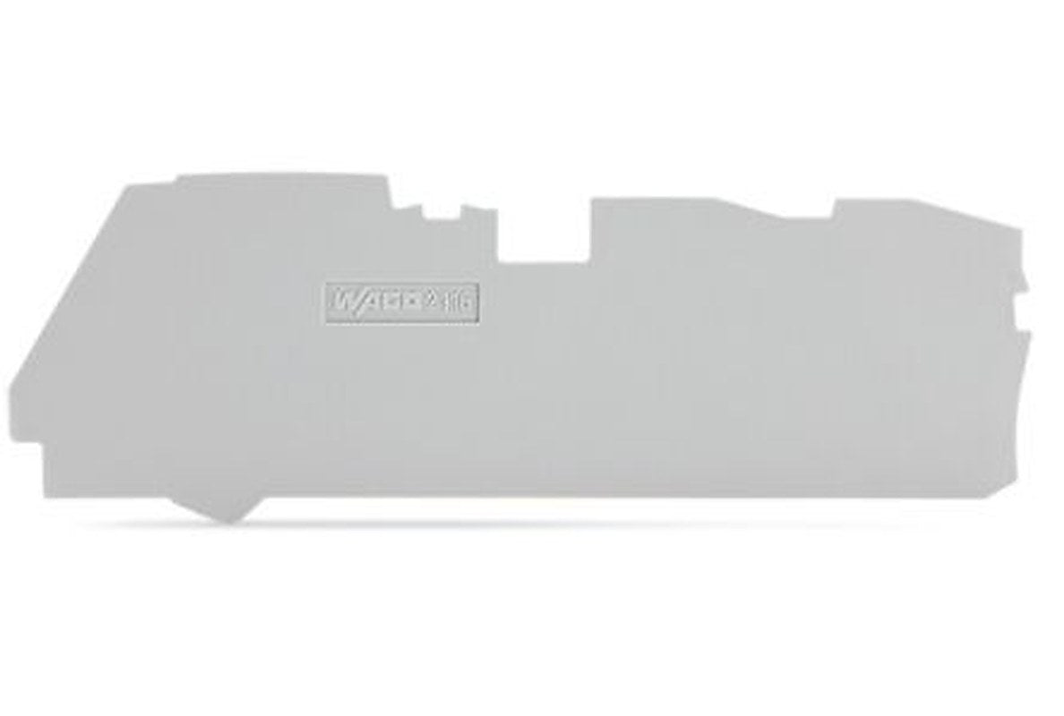 WAGO End & Intermediate Plate for Use with 2116 Series Terminal Blocks
