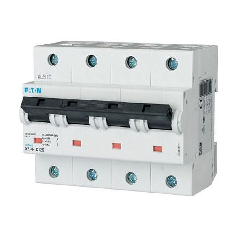 Eaton xEffect Eaton Moeller Miniature Circuit Breaker, 4-Pole, 50A, Type C, 400V ac AC, 60 V dc DC, 25 kA Breaking