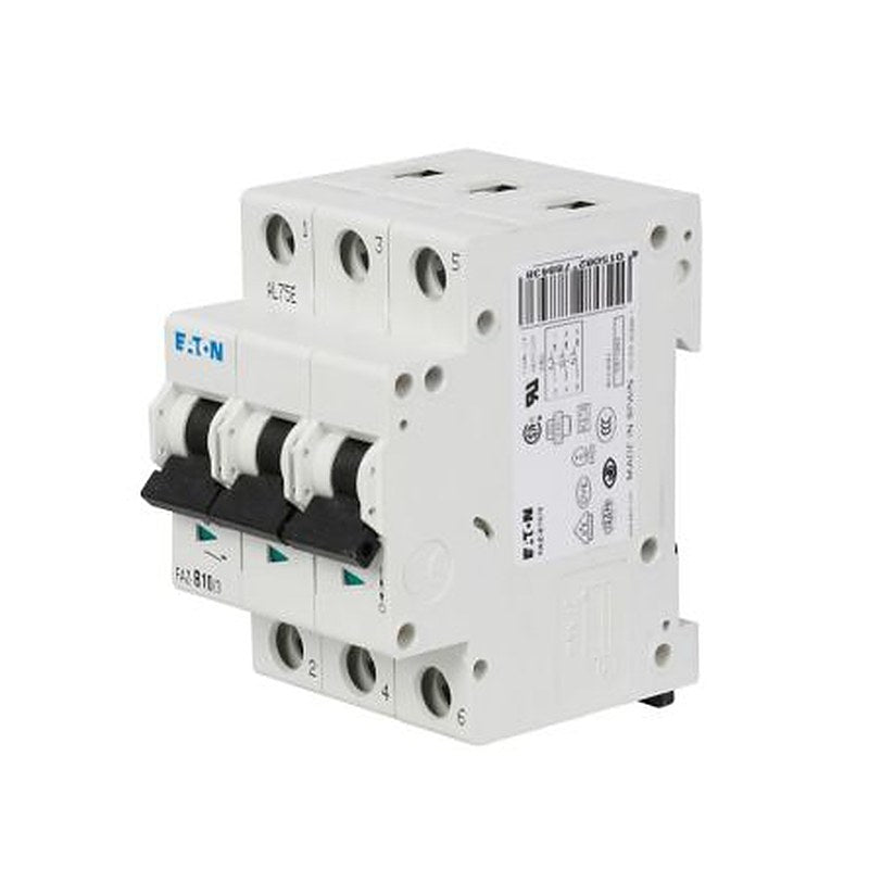 Eaton xEffect Miniature Circuit Breaker, 3-Pole, 80A, Type C, 400V ac AC, 60 V dc DC, 20 kA Breaking Capacity