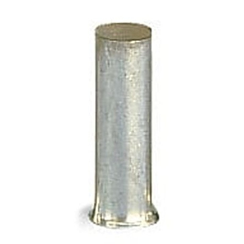 WAGO, 216 Uninsulated Ferrule, 8 mm Pin Length, Grey