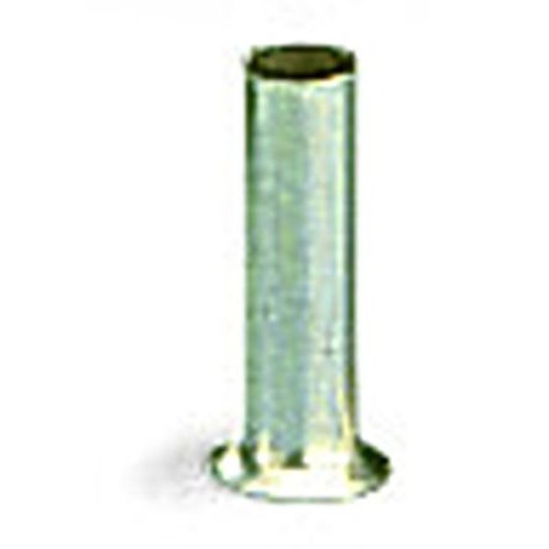WAGO, 216 Uninsulated Ferrule, 7 mm Pin Length, 1.7 mm Pin Diameter, Silver