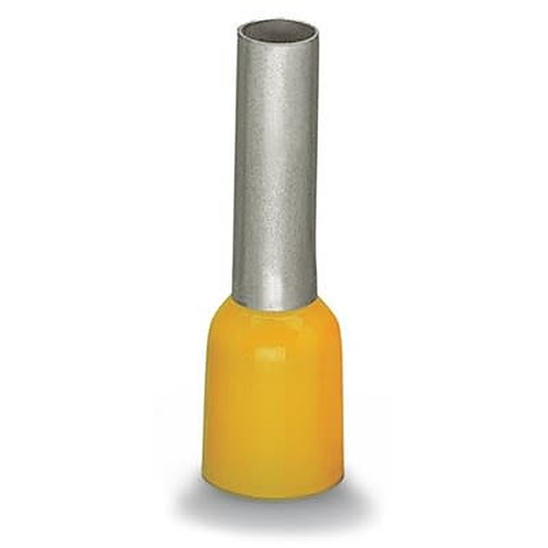 WAGO, 216 Insulated Ferrule, 20 mm Pin Length, 6.9 mm Pin Diameter, Yellow