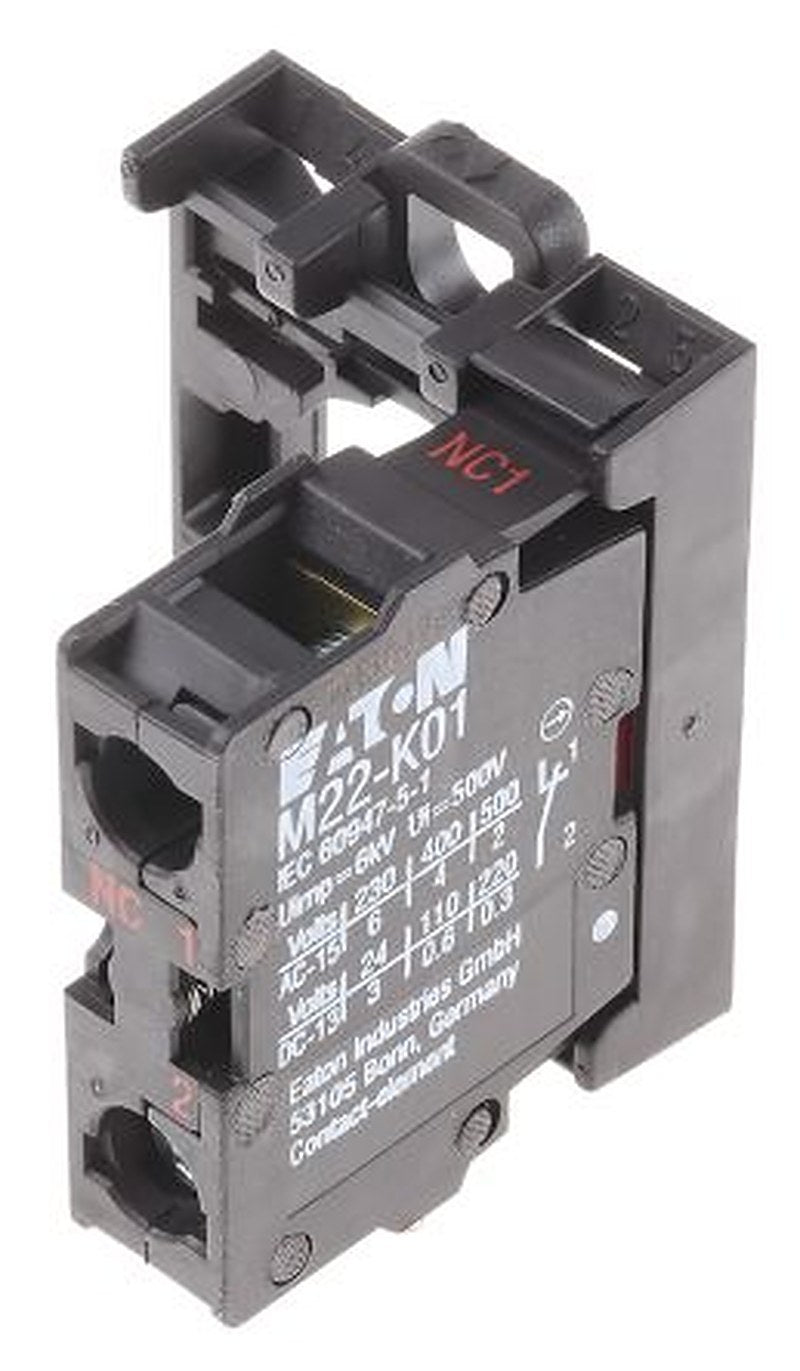 Eaton RMQ Titan M22 Series Contact Block, 500V, 1 NC