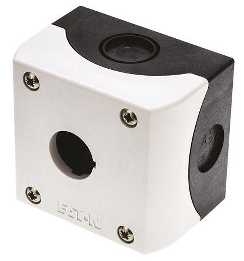 Eaton Grey Plastic M22 Control Station Enclosure - 1 Hole 22 mm Diameter