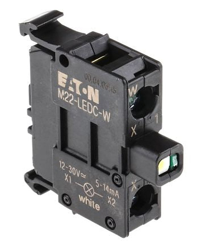 Eaton M22 Series Light Block, 12V ac/dc, 30 V ac/dc, White Light