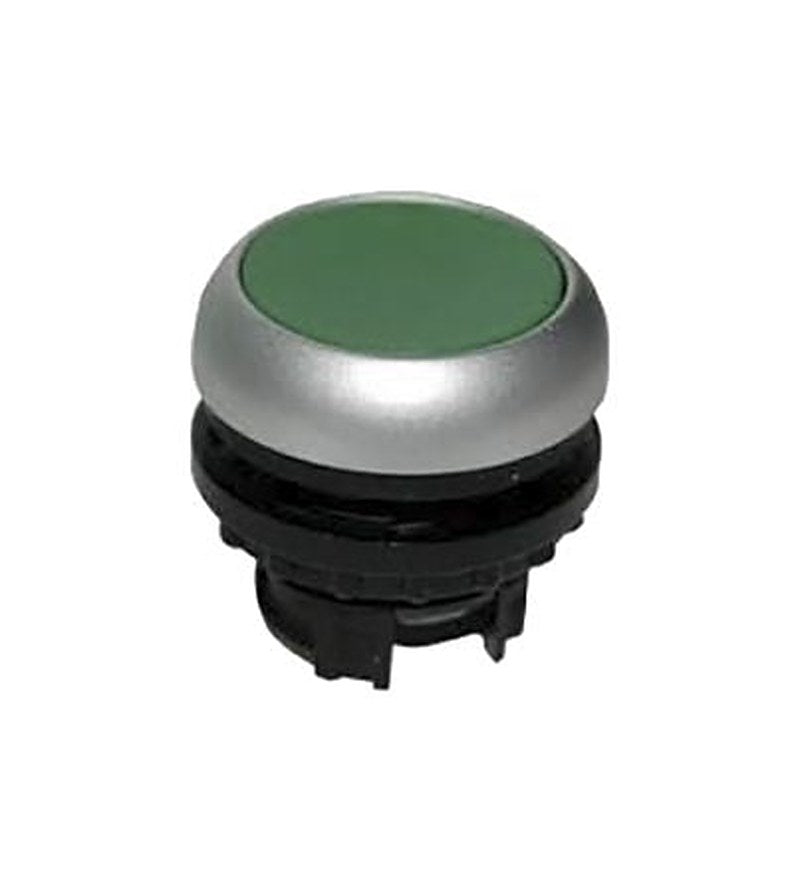 Eaton M22 Series Green Momentary Push Button Head, 22 mm Cutout, IP67