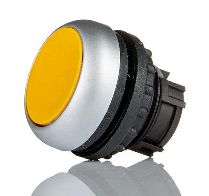 Eaton RMQ Titan M22 Series Yellow Momentary Push Button Switch, 22 mm Cutout, IP66, IP67, IP69