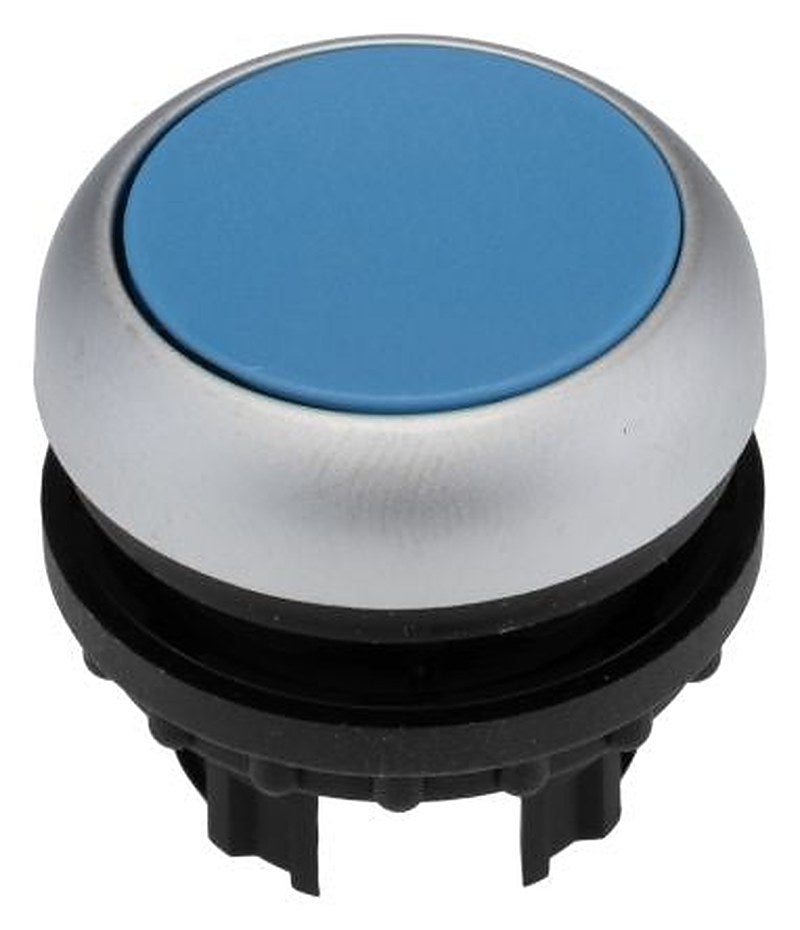 Eaton M22 Series Blue Momentary Push Button Head, 22 mm Cutout, IP67