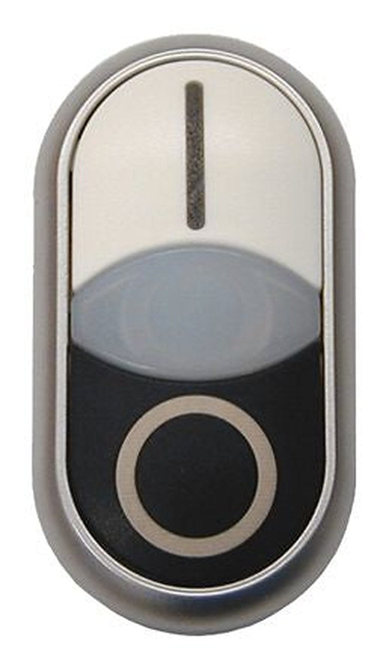 Eaton RMQ Titan M22 Series Black, White Momentary Push Button Switch, 22 mm Cutout, IP66