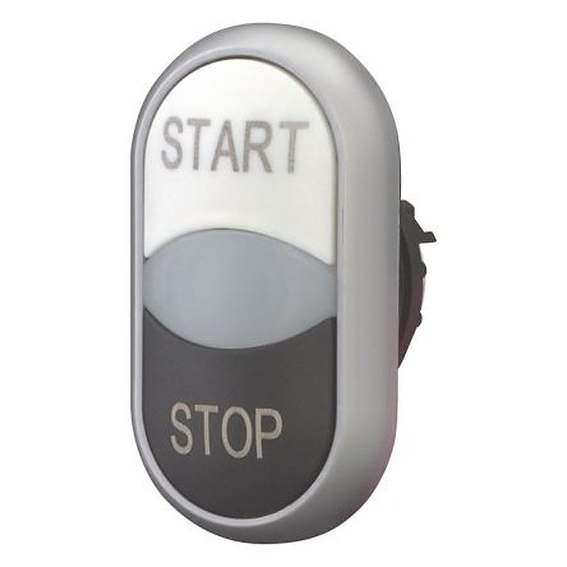 Eaton RMQ Titan M22 Series Black, White Momentary Push Button Switch, 22 mm Cutout, IP66