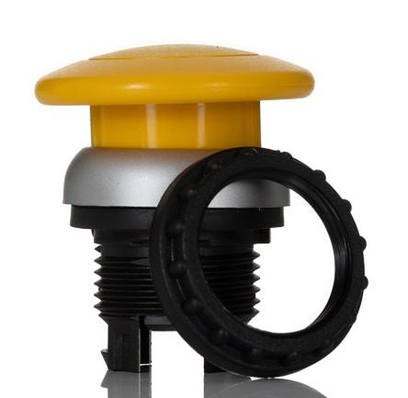 Eaton RMQ Titan M22 Series Yellow Momentary Push Button Head, 22 mm Cutout, IP67