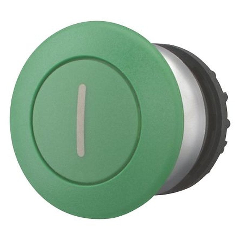 Eaton RMQ Titan M22 Series Green Momentary Push Button Switch, 22 mm Cutout, IP67