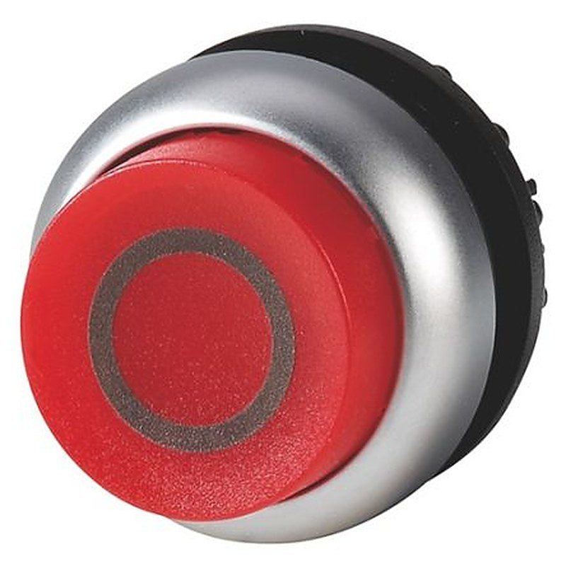 Eaton M22 Series Red Switching Function Latching Push Button Switch, 22.5 mm Cutout, IP66, IP67, IP69K